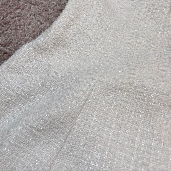 MABLE Tweed Mini Dress with Rhinestone Buttons - Picture 3 of 14